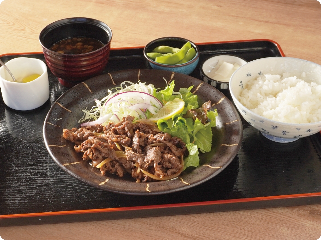松阪牛の贅沢な定食！お値打ちです